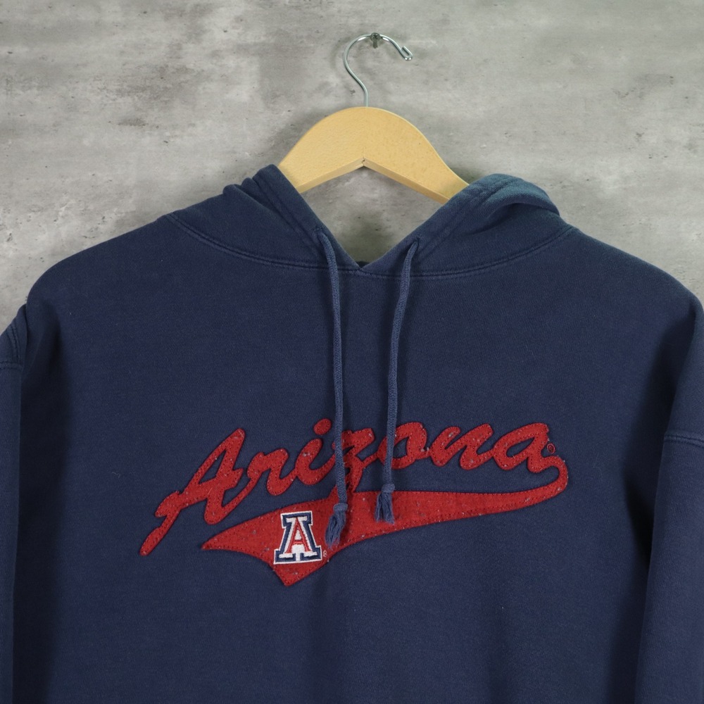 J. America Arizona Wildcats Hoodie Medium Navy Blue NCAA Collegiate